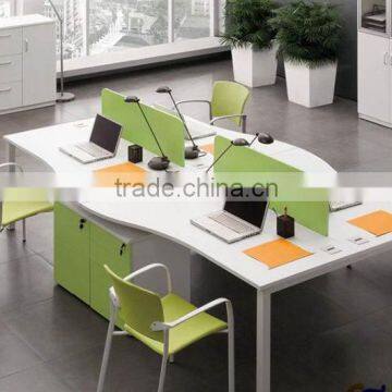 Modern four people office cubicle workstation (SZ-WSB322)