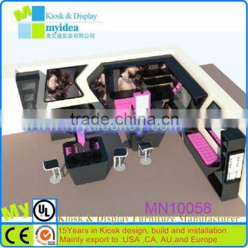 Customized modern barber shop furniture/shopping mall furniture