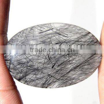 Black Ruhtile Cabochon