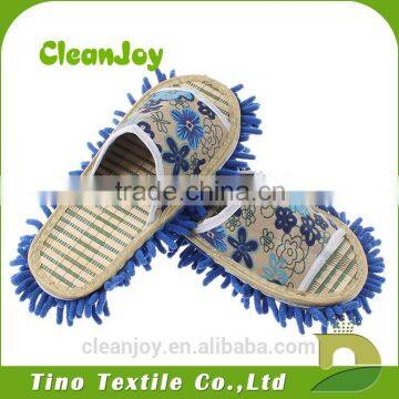 Import Bamboo Floor Indoor Cleaning Slipper photo-4