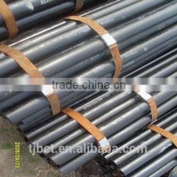 China high quality black welded round steel pipe