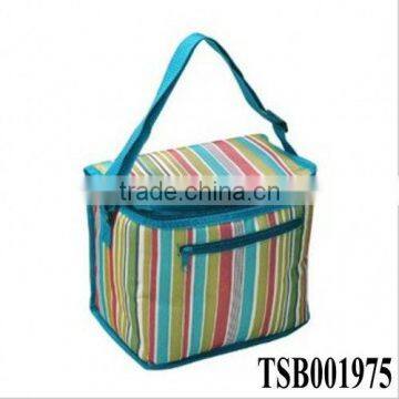 high quality hot sale shoulder can cooler bag with outside pocket