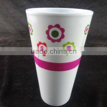 Reusable plastic melamine cups for cola