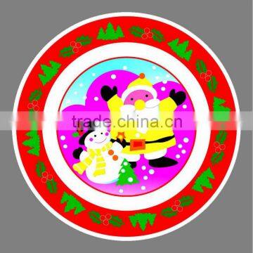 Plastic platters for christmas holiday