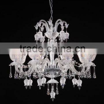 2015 fabulous design blooming flowers crystal pendant light for luxury hotel