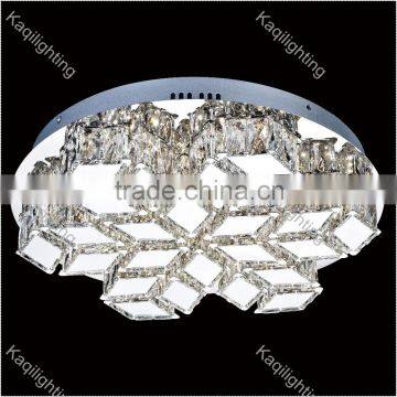 KQ Lighting LED Modern Crystal Flush Mount Hallway Aisle Ceiling light