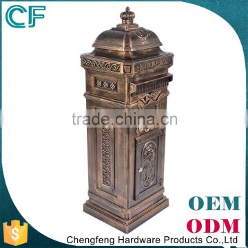 Traditional Lion Decorative Outdoor Letterboxes with knocker letterbox