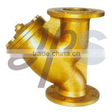 High quality casting brass flanged strainer factory