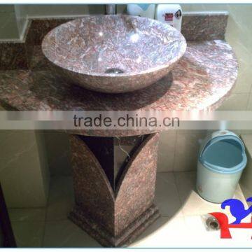 Red Marble Sink