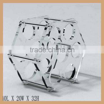 GH-W07b Hexagon Sharp Antique Wine Rack, Guitar Wine Rack photo-4