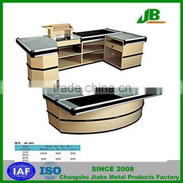 supermarket checkout counter with conveyor belt,supermarket cashier counter ,cashier table