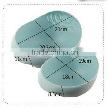 Q021 Wholesale Plastic Rice Washing Basket / Rice Washing Bowl/drain Basket photo-6