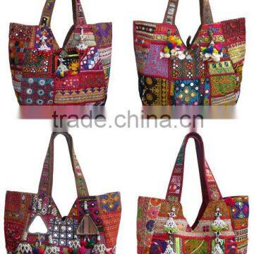 Vintage sari bags