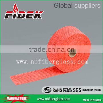 Heat-resistant fiber glass tape