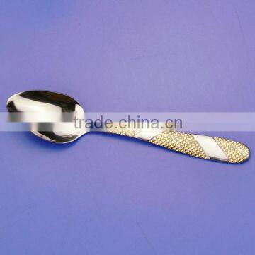 Diverting stainless steel bar spoon