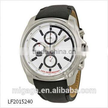 famous brand Fashion leather strap Multi-Function Watch