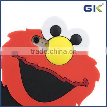 [GGIT] Epoxy Cartoon Character Sesame Street Silicone Phone Case For IPhone 6 Back Cover photo-2