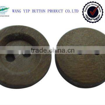 11mm natural 2 holes wooden button 2014 hot sale
