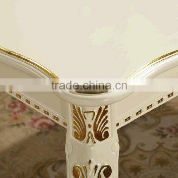 Foshan Neoclassic Design Solid Wood Gold Gilt Ghost Dining Table photo-2