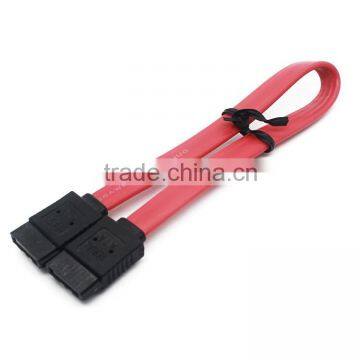 Red flat sata 2.0 7pin to 7 pin cable 5.5 cm