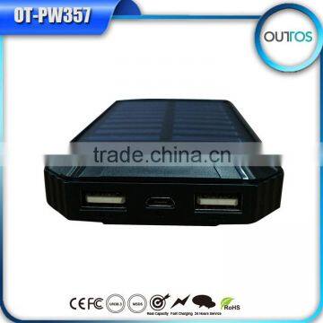 Smart Portable Charger Power Bank Rechargeable Power Bank Solar Battery Charger 8000mah Solar Power Bank photo-6