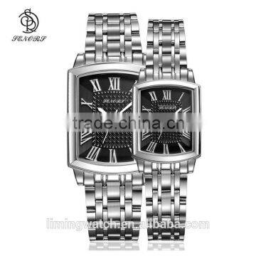New Fashion Western Watch Price Square Quartz Watches for Couple Gift photo-2