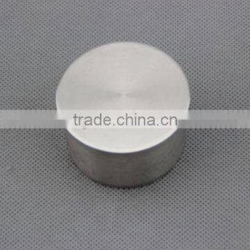 ss 304/316 Handrail railing stair tube flat end cap