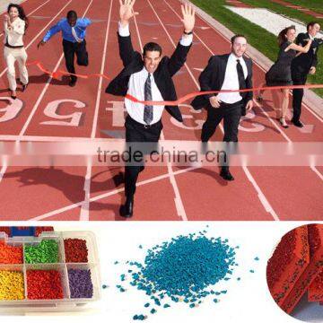 Colorful EPDM Granules & EPDM Rubber Granules/ Rubber Track for Playground photo-2