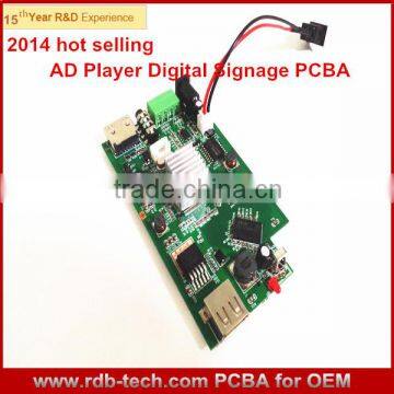 2014 Hot selling AD Player Digital Signage PCBA PCB-13