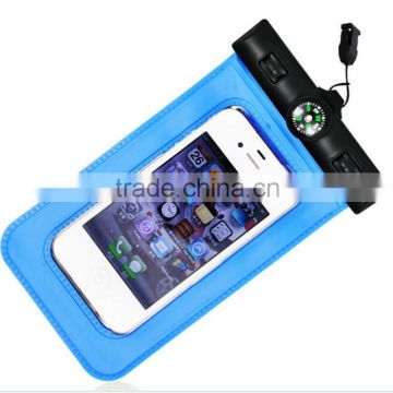 Durable waterproof cover case for iPhone 6 with neck strap