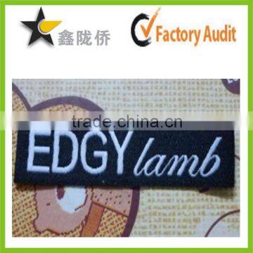 wholesale garment woven label taffeta label printing