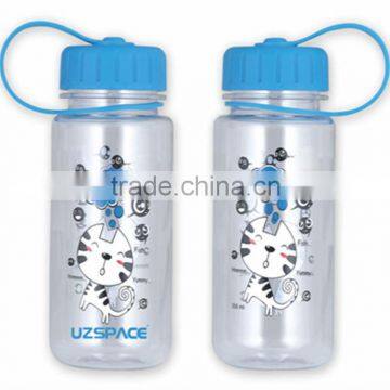 350ml leak free plastic bottle water bottle bpa free from China factory