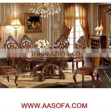 Marble Top Dining Table,royal Dining Room Furniture Sets,wood Dining Chairs photo-3