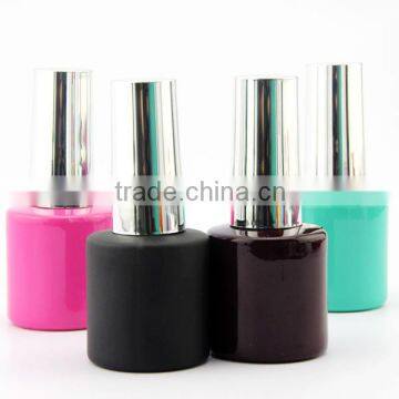 black empty uv gel polish bottles 10ml glass bottles nail gel polish with brush