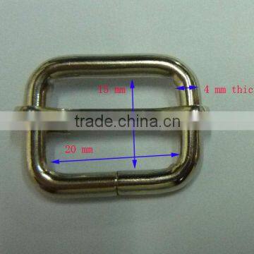 metal tri-glide buckle