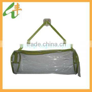 clear pvc useful shoulder pencil bag