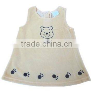 Little Beer Kids Girls Clothes Sleeveless Soft Toddler Baby Dress photo-2