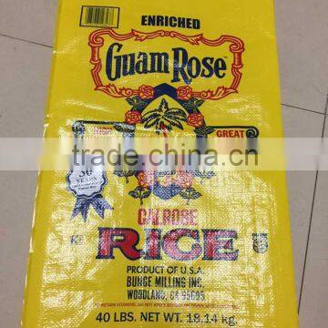 Vietnam custom made rice bags 25kg, rice bag 50kg
