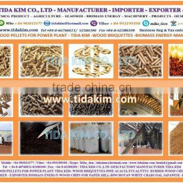 WOOD PELLETS- TIDA KIM - EXPORTER- ACACIA EUCALYTUS - 100.000 BDMT - FULL VESSEL- MANUFACTURER-VIETNAM WOOD CHIPS PAPER