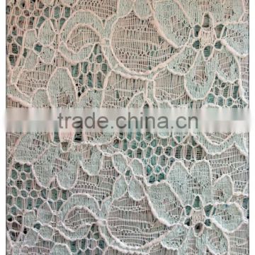 colorful flower design lace fabric For women garment