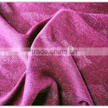 Silver loop transfer jacquard fabric