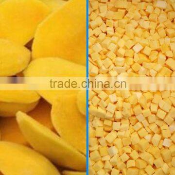 IQF frozen mango dice and halves with good quality and hot price