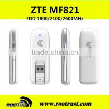 Unlocked ZTE MF821 100Mbps 4G LTE FDD 1800/2100/2600MHz Modem Wireless USB Stick