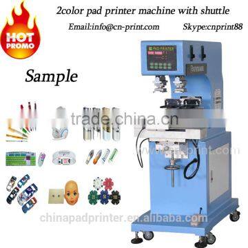 plastic toy pad printing machine T-Shirt logo tampo machine pen gift printer LC-PM2-100T