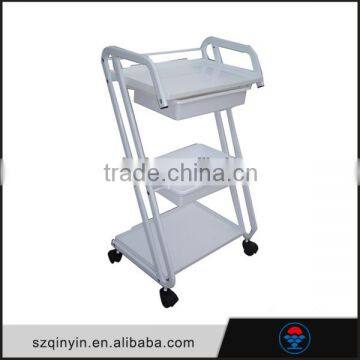 Hot sales modern smooth and easy to move manicure tool trolley for commercial furniture