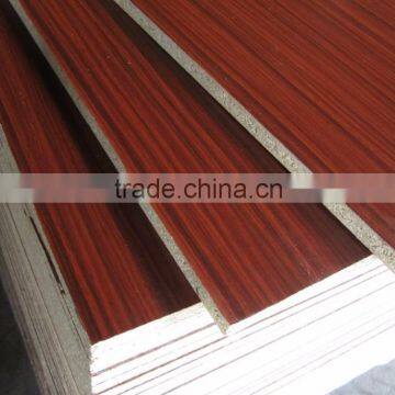 Red Melamine Faced Particle Board From Xinxiang Factory