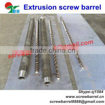 hdpe ldpe lldpe extruder bimetallic screw and barrel / cylinder for film inflation