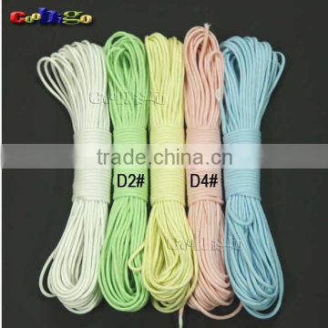 Paracord 550 Parachute Rope 7 Core 100FT 9 Strand Glow in Dark Climbing Camping Buckles Bracelet 5 Colors for pick #S0021-D