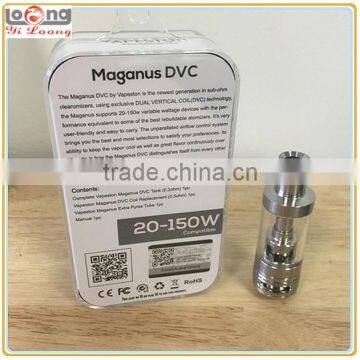 maganus sub ohm tank 20-150w maganus tank with .2 ohm DVC