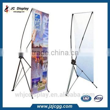 Protable X Banner Stand Used for Indoor or Outdoor Advertising